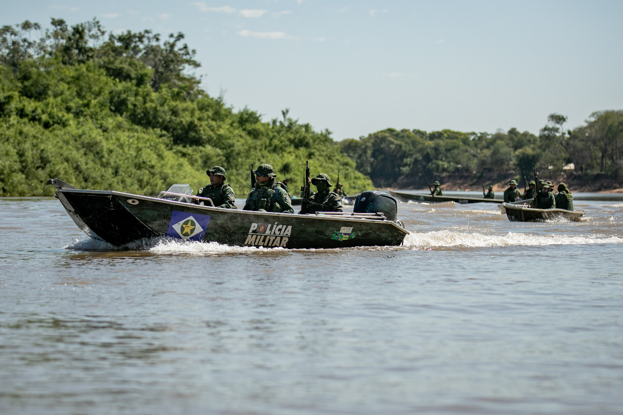 Batalhão Ambiental realiza treinamento de instruções de nivelamento para patrulhamento fluvial INTERNA 3