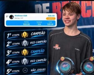 Atleta de Sorriso lidera ranking estadual Sub-16 de Beach Tennis