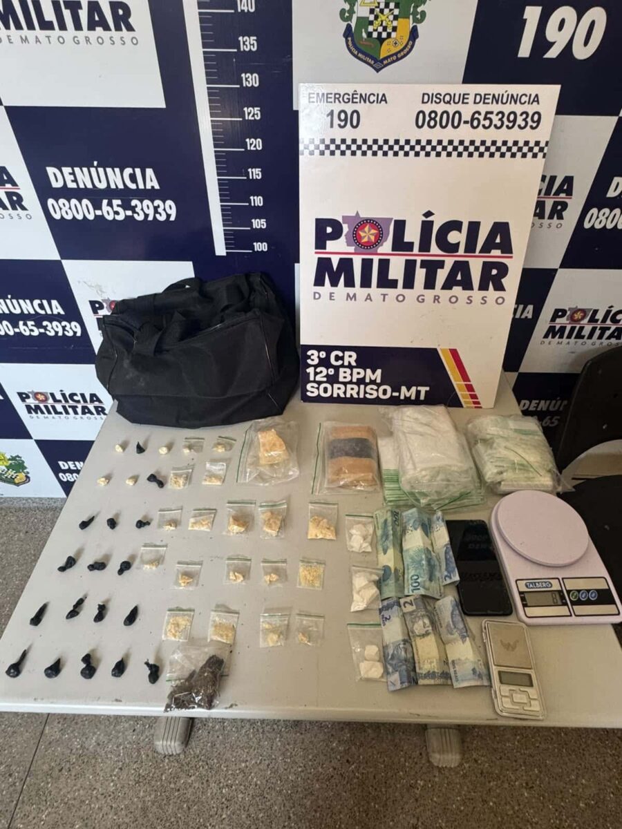 Jovem venezuelano com tornozeleira eletrônica é preso por tráfico de drogas em Sorriso