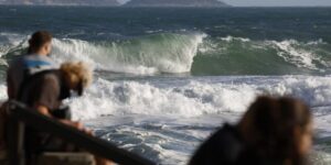 Rio terá dia de chuva, com temperatura em declínio e mar de ressaca