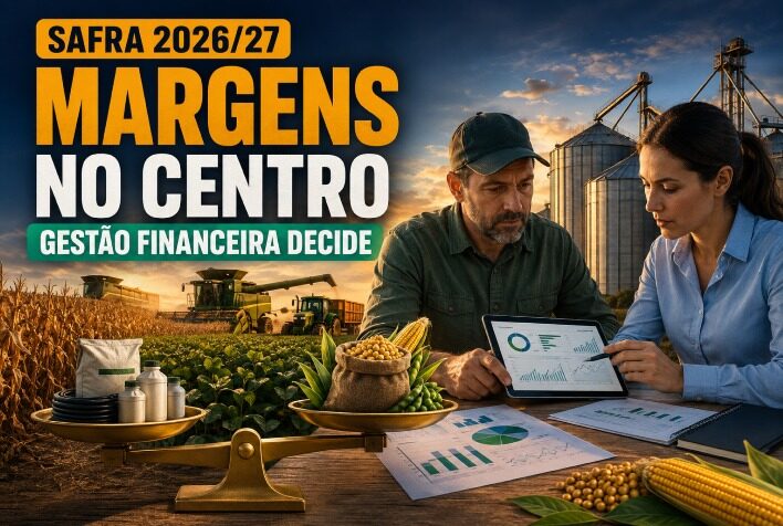 Safra 2026/27 coloca margens e gestão financeira no centro das decisões do agronegócio