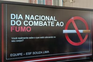 Várzea Grande leva dinâmica interativa sobre tabagismo para estudantes do Colégio Elmaz Gattas