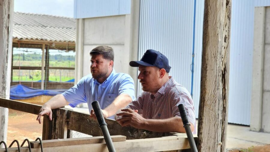 Modelo de avicultura familiar de Sorriso atrai comitiva de Nova Santa Helena para intercâmbio técnico